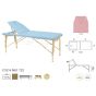 Ecopostural C3214M61 in hoogte verstelbare draagbare kabel massagetafel