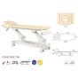 Table de massage électrique 2 plans Ecopostural C5543