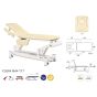 Table de massage électrique 2 plans avec barre périphérique Ecopostural C5584