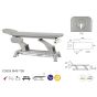 Table de massage électrique avec barre périphérique Ecopostural C5924 avec accoudoirs