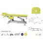 Table ostéopathie électrique barre périphérique Ecopostural C5944 avec accoudoirs