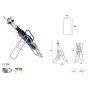 Ecopostural inversietafel of -bank T1500N