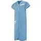 Blouse médicale femme manches courtes DAPHNEE 8PMC00PC Bleu ciel/Blanc
