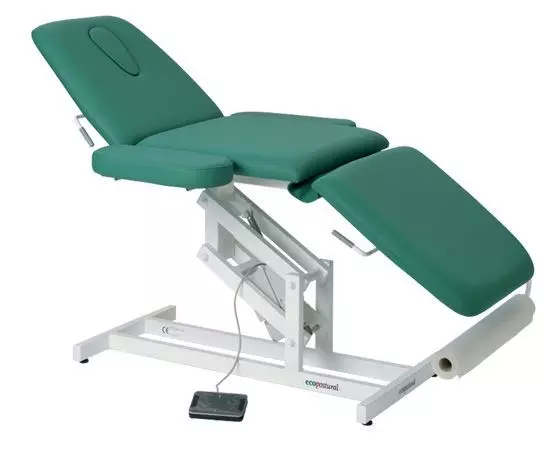 Ecopostural C3589M41 electrische 3-sectie tafel met armleuningen