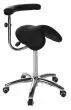 Ecopostural S5663 PONY zadel kruk met verchroomd onderstel