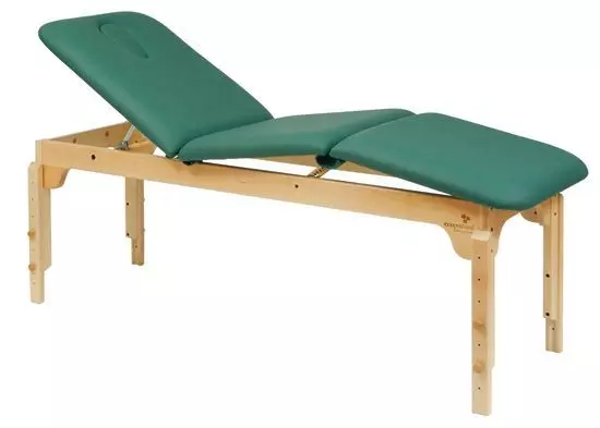 Ecopostural C3119 in hoogte verstelbare houten massagetafel