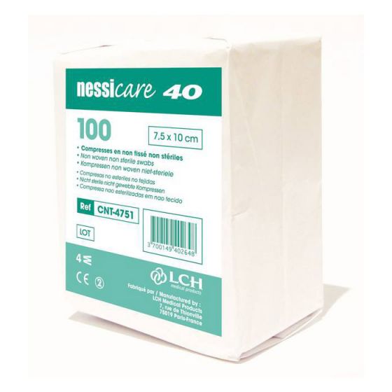 Compresses non tissées non stériles 40 grs Nessicare LCH