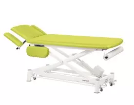 Table de massage électrique pour ostéo et kiné avec accoudoirs Ecopostural C7544