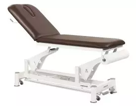 Ecopostural C3533 2-sectie elektrische tafel met ronde spoor voetpedaal